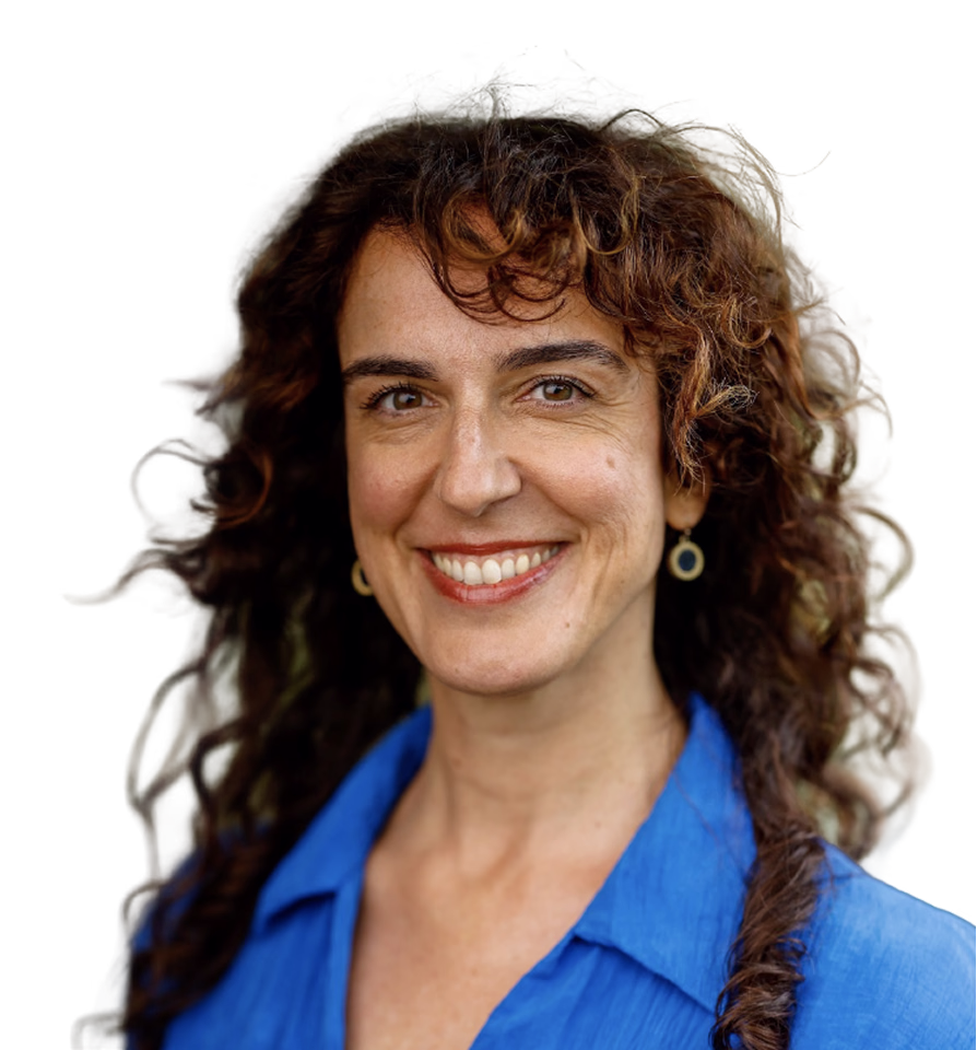 Portrait of Katia Sanfilippo, Director of Communications at CareerTrackers.